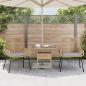 Preview: Gartenstühle 2 Stk. mit Kissen Braun Poly Rattan