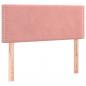 Preview: Boxspringbett mit Matratze Rosa 90x200 cm Samt