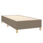 Preview: Boxspringbett mit Matratze Taupe 80x200 cm Stoff