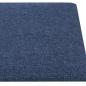 Preview: Wandpaneele 12 Stk. Blau 30x15 cm Stoff 0,54 m²