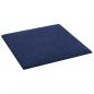 Preview: Wandpaneele 12 Stk. Blau 30x30 cm Stoff 1,08 m²