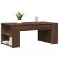 Preview: Couchtisch Braun Eichen-Optik 102x55x42 cm Holzwerkstoff