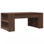 Preview: Couchtisch Braun Eichen-Optik 102x55x42 cm Holzwerkstoff