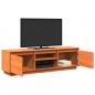 Preview: TV-Schrank Wachsbraun 140x35x40 cm Massivholz Kiefer