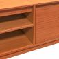 Preview: TV-Schrank Wachsbraun 140x35x40 cm Massivholz Kiefer