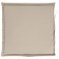 Preview: Garten-Sitzkissen 6 Stk. Taupe 45x45x2 cm Quadratisch