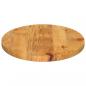 Preview: Tischplatte 110x50x2,5 cm Oval Massivholz Mango