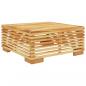 Preview: Garten-Couchtisch 69,5x69,5x31 cm Massivholz Teak