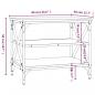 Preview: TV-Schrank Grau Sonoma 60x40x50 cm Holzwerkstoff