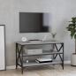 Preview: ARDEBO.de - TV-Schrank Grau Sonoma 80x40x50 cm Holzwerkstoff