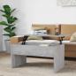 Preview: ARDEBO.de - Couchtisch Grau Sonoma 80x50,5x41,5 cm Holzwerkstoff