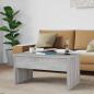 Preview: Couchtisch Grau Sonoma 80x50,5x41,5 cm Holzwerkstoff