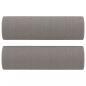 Preview: 2-Sitzer-Sofa mit Zierkissen Taupe 140 cm Stoff