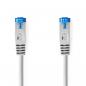 Preview: ARDEBO.de - CAT6a-Netzwerkkabel | S/FTP | RJ45 Stecker | RJ45 Stecker | 15.0 m | Snagless | Rund | LSZH | Grau | Label