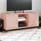 Preview: ARDEBO.de - TV-Schrank Rosa 100,5x39x43,5 cm Kaltgewalzter Stahl