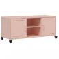 Preview: TV-Schrank Rosa 100,5x39x43,5 cm Kaltgewalzter Stahl