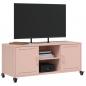 Preview: TV-Schrank Rosa 100,5x39x43,5 cm Kaltgewalzter Stahl