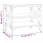 Preview: Beistelltisch Sonoma-Eiche 55x38x45 cm Holzwerkstoff