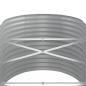 Preview: Hochbeet Pulverbeschichteter Stahl 152x80x68 cm Silbern