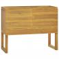 Preview: ARDEBO.de - Badschrank 90x40x75,5 cm Massivholz Teak