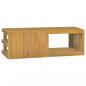 Preview: Wand-Badschrank 90x40x30 cm Massivholz Teak