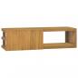 Preview: Wand-Badschrank 110x40x30 cm Massivholz Teak