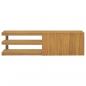 Preview: Wand-Badschrank 110x40x30 cm Massivholz Teak