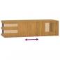 Preview: Wand-Badschrank 110x40x30 cm Massivholz Teak