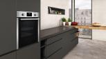 Preview: Neff B3CCE2AN0 N50 EEK: A Einbaubackofen, 60cm breit, 71 L, CircoTherm, EasyClean, Edelstahl