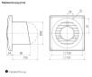 Preview: Maico ECA piano TC Kleinraumventilator (0084.0081)