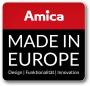 Preview: Amica SHC 903 001 E EEK: A Standherd, 50 cm breit, 65 L, SteamClean Reinigung, Glaskeramik-Kochfeld, 9 Backofenfunktionen, Umluft, CoolDoor, edelstahl