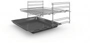 Preview: Bosch HBF133BR0 EEK: A Einbaubackofen, 60 cm breit, 66l, Grillfunktion, Granit Email, edelstahl