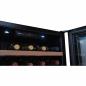 Preview: Amica WK 341 110-1 S Unterbau Wein-Kühlschrank, 60cm breit, 45 Standardweinflaschen, LED Beleuchtung, Ventilator, schwarz