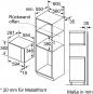 Preview: Bosch BFL524MS0 Serie 6 Einbau-Mikrowelle, 800 W, 20l, AutoPilot 7, Edelstahl