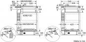 Preview: Bosch PKM845F11E EEK: A Kochfeldabzug, 80 cm breit, Glaskeramik, 690 m³/h, DirectSelect, CombiZone, TouchControl, Kindersicherung, Rahmen