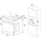 Preview: Amica EBX 947 600 SM EEK: A Einbaubackofen, 77 L, SteamClean, Umluft, 6 Backofenfunktionen, CoolDoor3, matt-schwarz