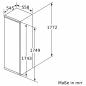 Preview: Neff KI1813FE0 N70 Einbaukühlschrank, Nischenhöhe: 177,5cm, 319l, Festtürtechnik, FreshSafe2, VarioShelf