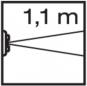 Preview: Berker 85341179 Bewegungsmelder, 1,1 m, K.1, polarweiß glänzend