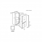 Preview: AEG SCB618F3LS Einbau Kühl-/Gefrierkombination, Nischenhöhe: 178cm, 268L, Schlepptürtechnik, LowFrost, Frostmatic, FlexiSpace