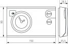 Preview: Theben RAMSES 722 S Analog-Uhrenthermostat, IP 20, II, weiß (7220801)