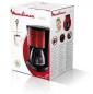 Preview: Moulinex Subito FG360 Filterkaffeemaschine, 1000W, 1,25l, 10-15 Tassen, Tropfstopp, weinrot