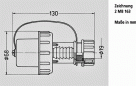 Preview: Mennekes 10828 Schuko-Stecker, 16A, 230V, grau/blau