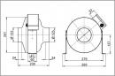 Preview: Maico ERR 12/1 Radial- Rohrventilator, DIN 125, Wechselstrom (0080.0272)