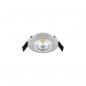 Preview: ARDEBO.de EVN LED Deckeneinbauleuchte Rund - schwenkbar IP44 - 200-240V, 6W, 683lm, 3000K, chrom (ESW44N61502)