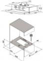 Preview: Exquisit FSH 61-2 EEK: D Auszug-Dunstabzugshaube, 60 cm breit, Abluft/Umluft, inox