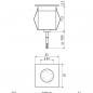 Preview: EVN LED Bodeneinbauleuchte - quadratisch - EDS IP65 - 220-240V - 2W - 3000K - 82lm, edelstahl (654120)