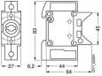 Preview: Siemens 5SG1301 Neozed-Sicherungssockel D01, 3 Stck.