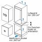 Preview: Neff GI1113FE0 N50 Einbau Gefrierschrank, Nischenhöhe: 72 cm, 72 L, Flachscharnier, LowFrost, Super Gefrieren