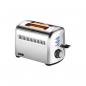 Preview: Unold 38326 2er Retro Toaster, 790-950W, Brötchenaufsatz, 7 Röstgrade, auftauen, Edelstahl