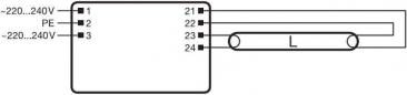 Preview: LEDVANCE Quicktronic Fit 8 QT-FIT8 1x36 Elektronisches Vorschaltgerät